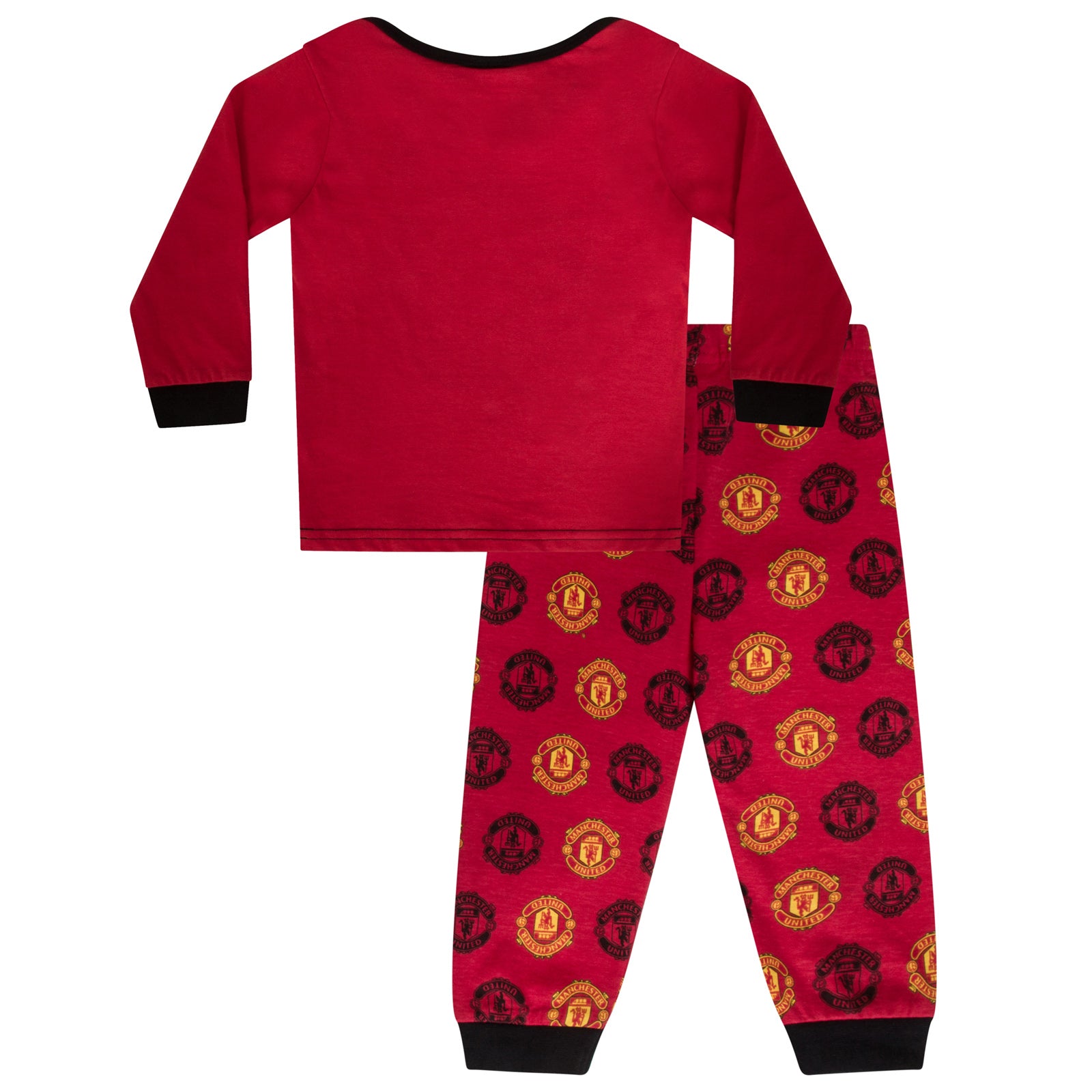 Manchester United Baby Pyjamas Long Boys Kids Official Football Gift