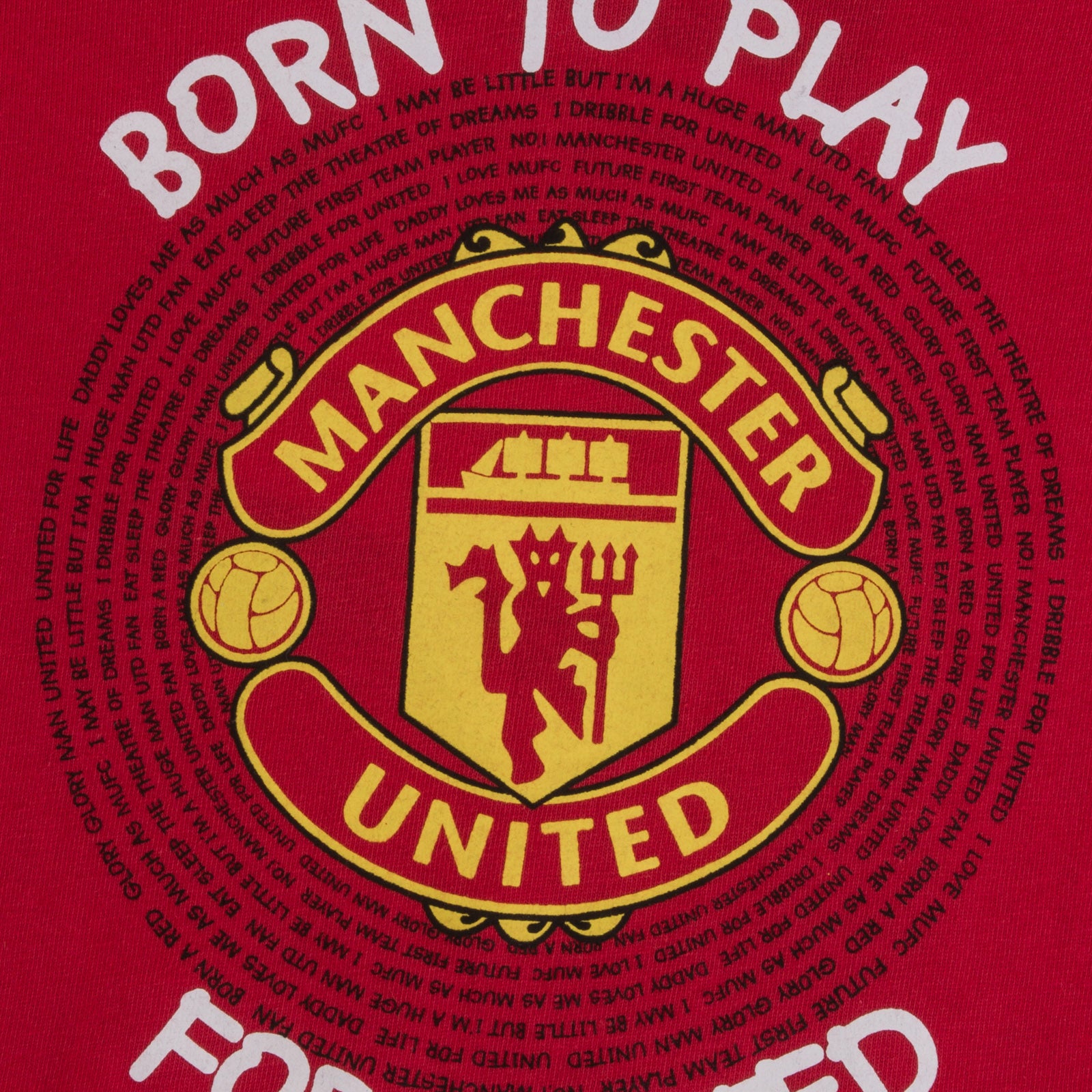 Manchester United Baby Pyjamas Long Boys Kids Official Football Gift