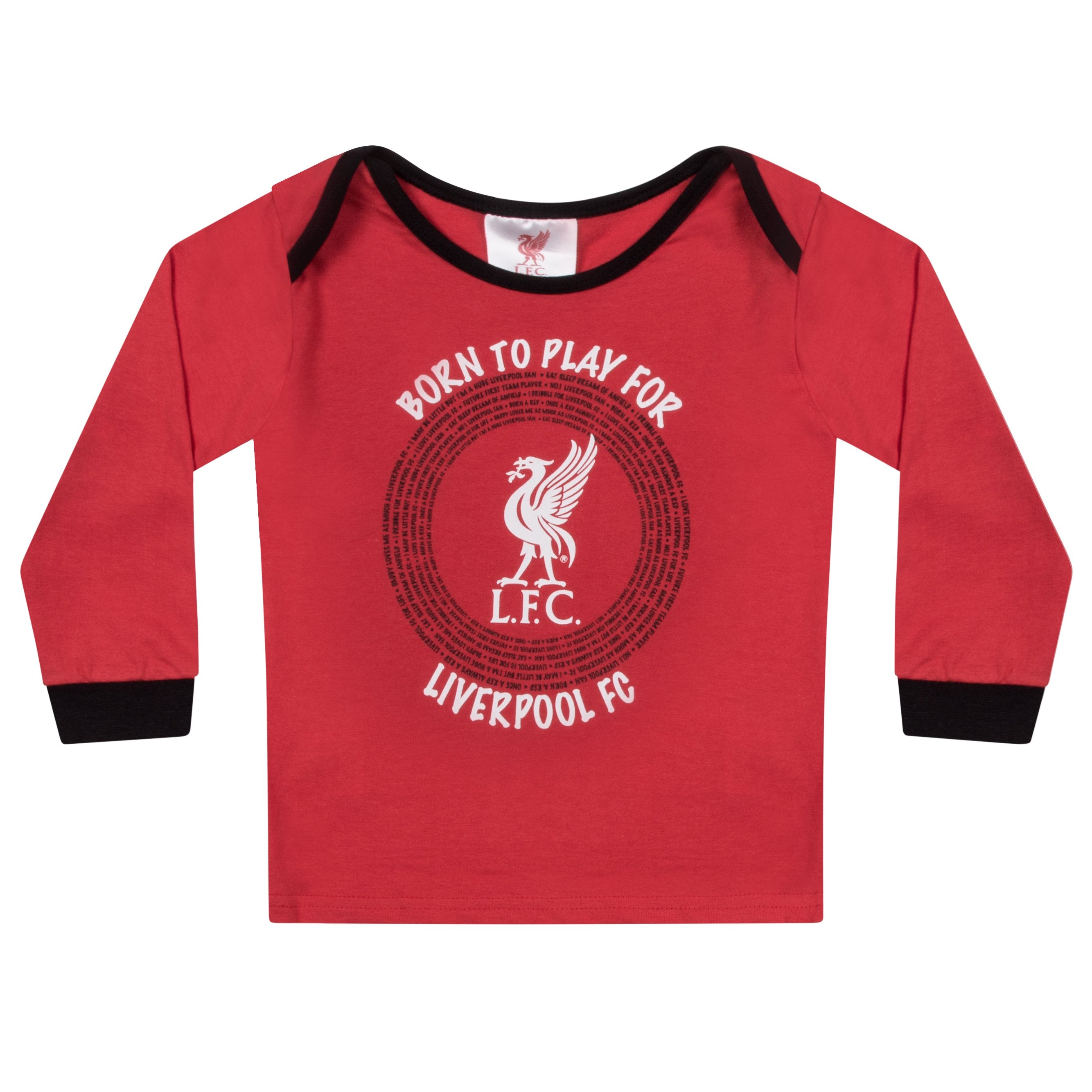 Liverpool FC Baby Pyjamas Long Boys Kids Official Football Gift