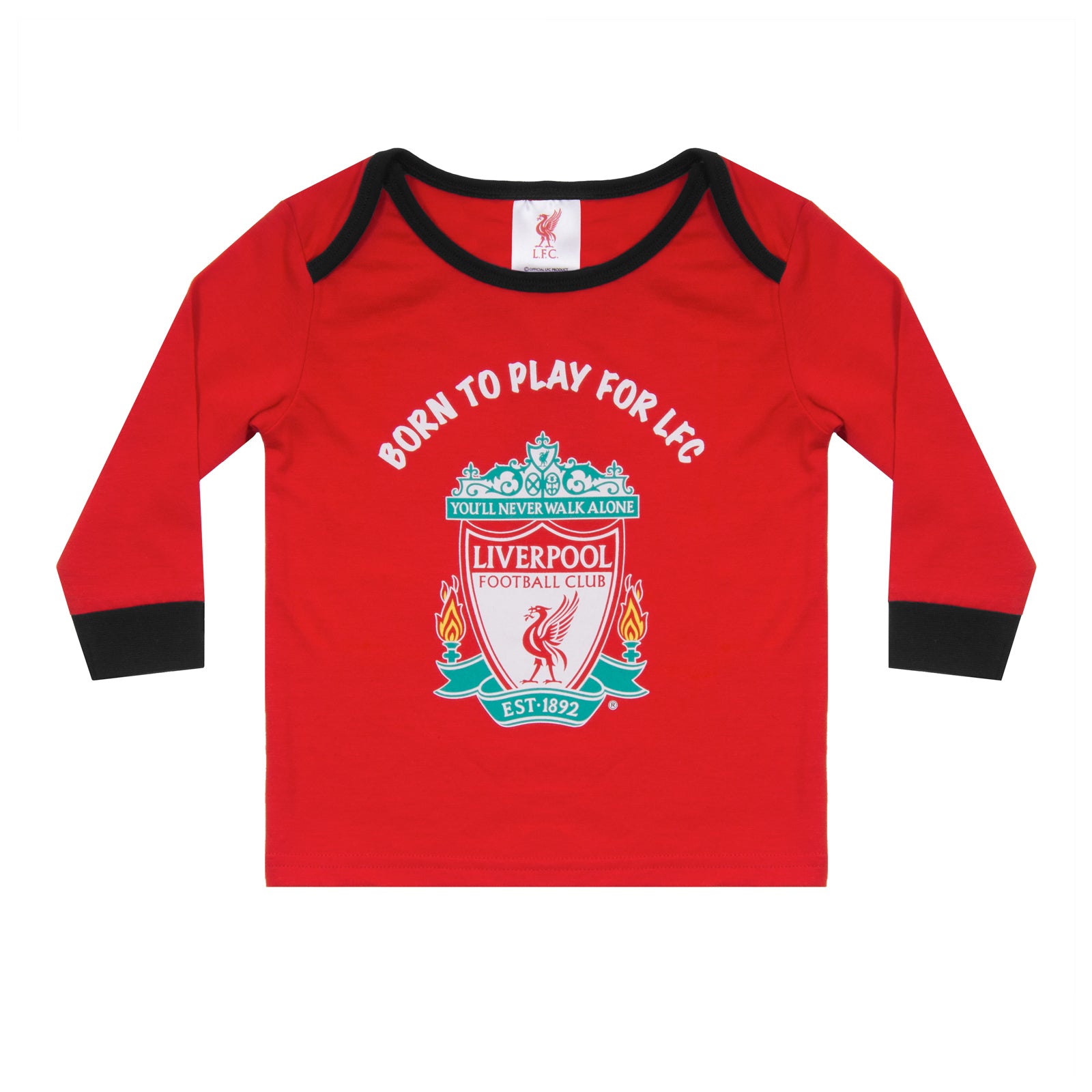 Liverpool FC Baby Pyjamas Long Boys Kids Official Football Gift