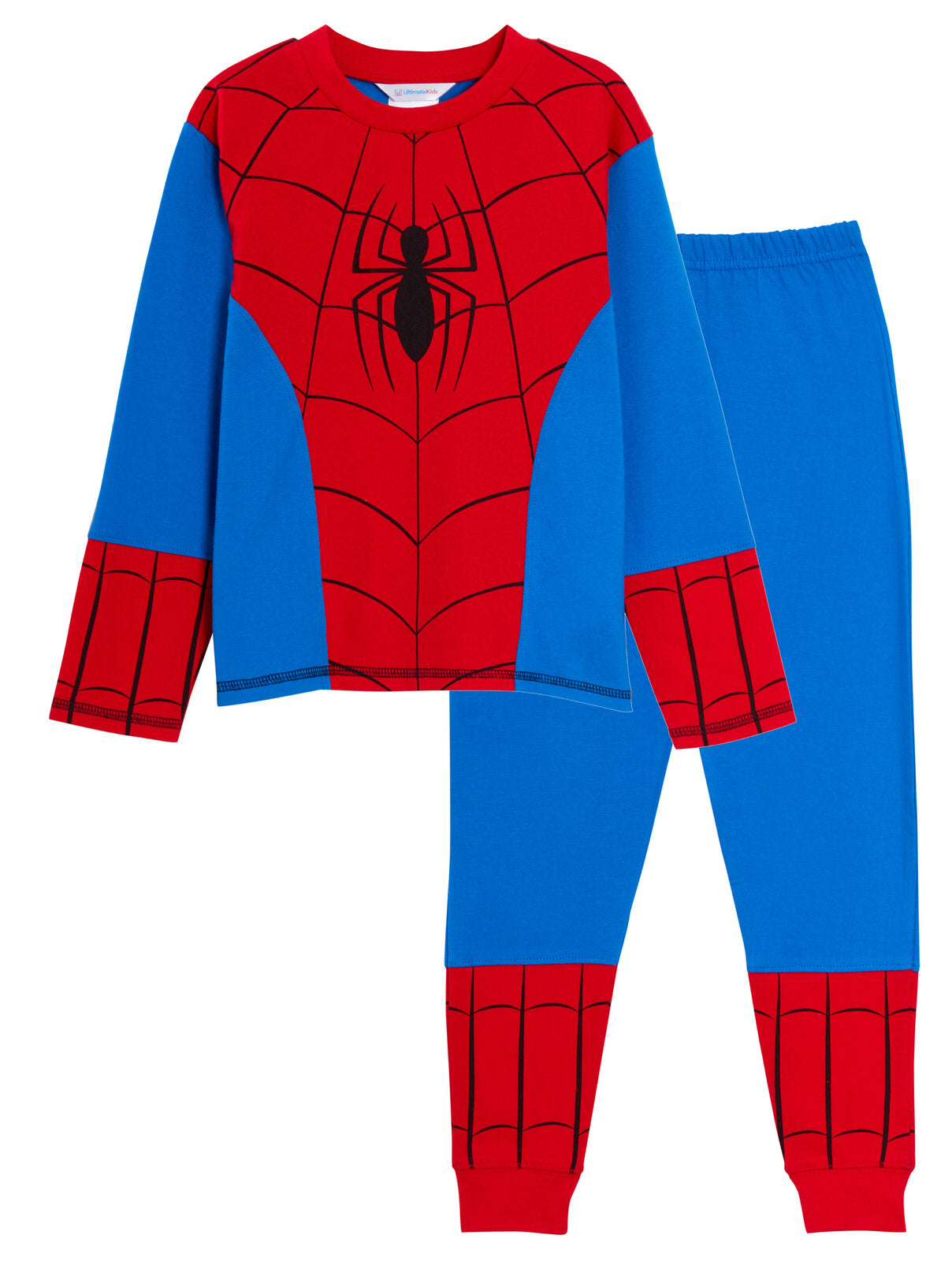Boys Marvel Spiderman Pyjamas Kids Novelty Dress Up Pjs Set Nightwear Loungewear