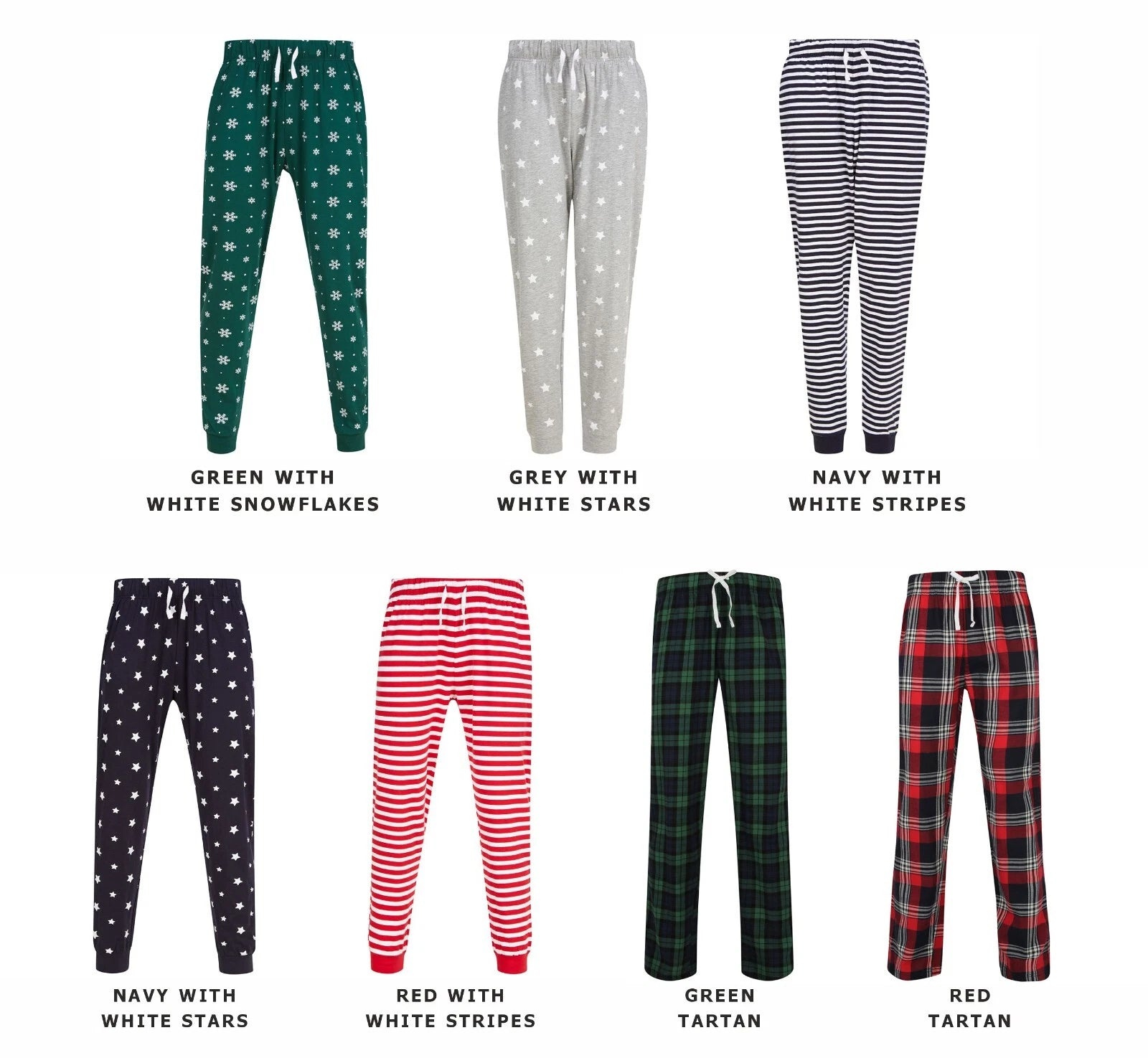 FAMILY CHRISTMAS PYJAMAS Personalised Matching Set Adult / Kids / Baby Sleepwear