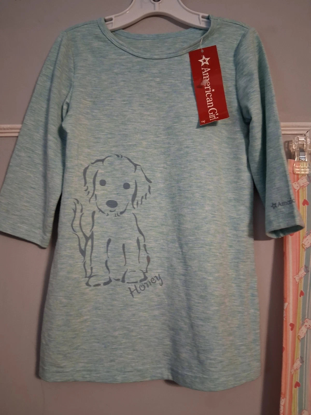 NWT American Girl HONEY PUPPY Pajama Set Child Size XS