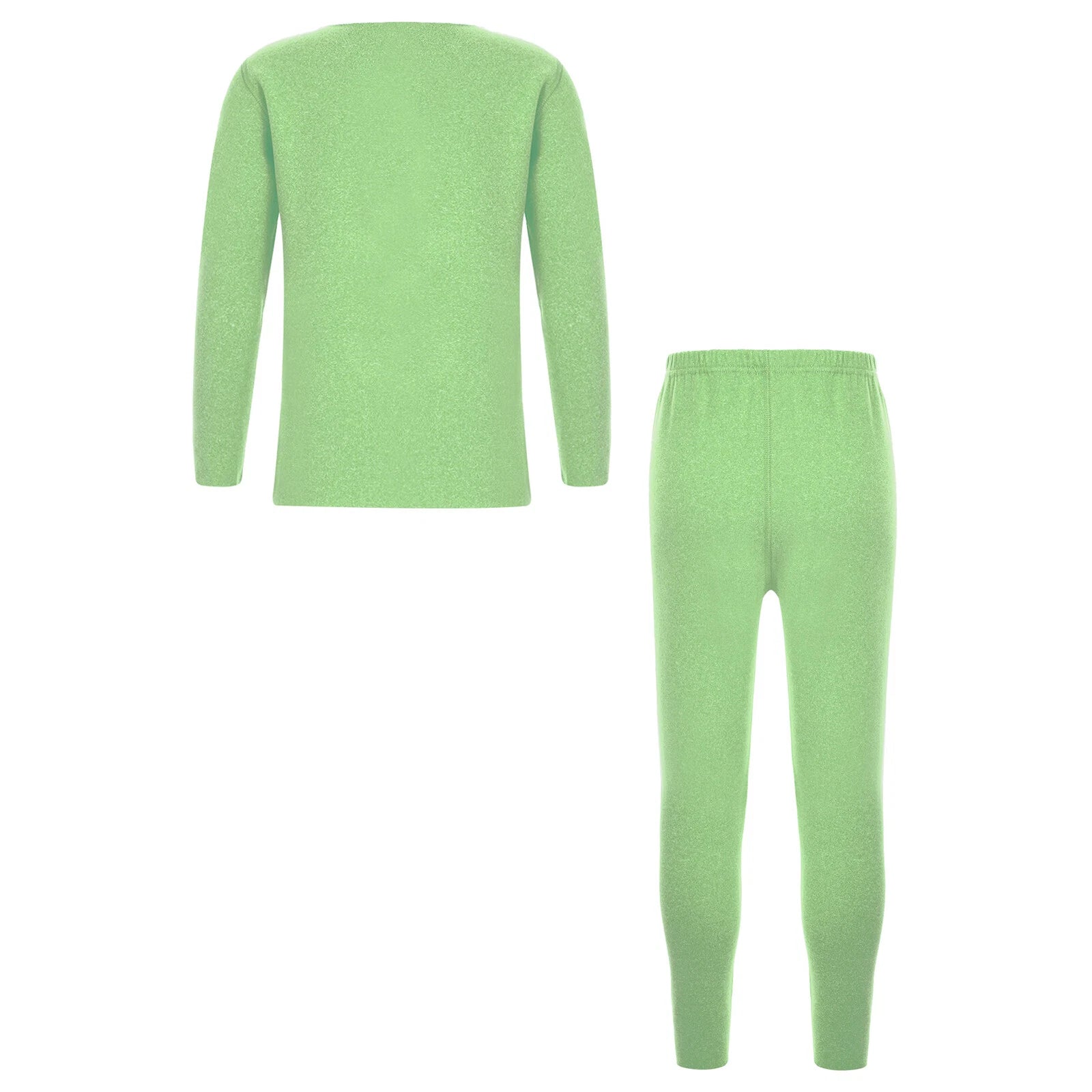 Kids Boys Girls Shirt And Pants Set Pyjama Top With Trousers Long Sleeve Warm