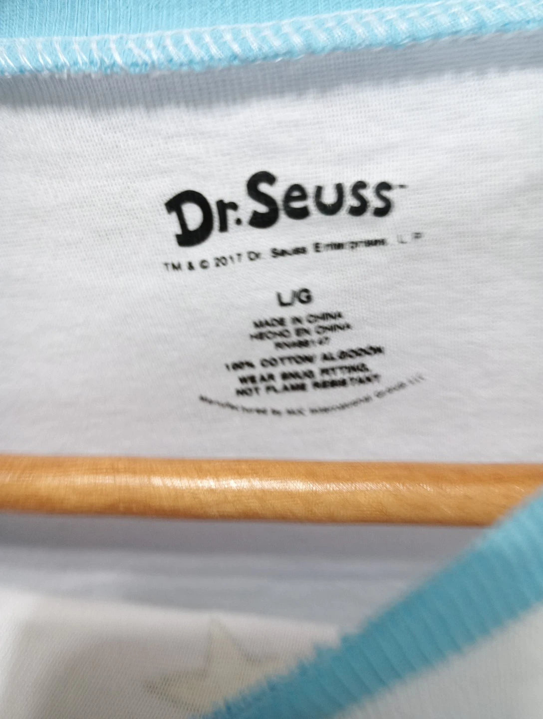 Dr Seuss Two-piece Pajama Set Kids Large New