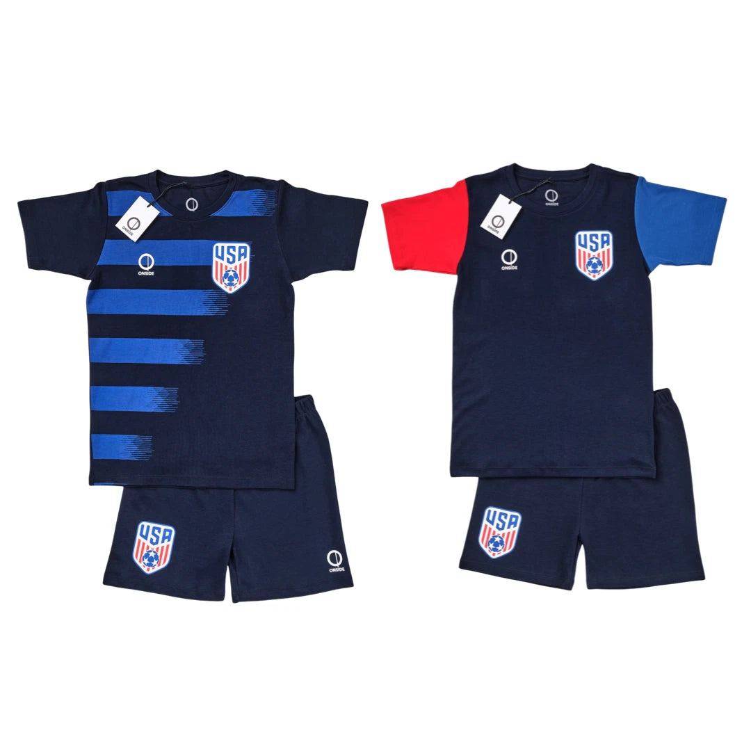 $98 ONSIDE US Soccer Team Pajama Set Unisex Kids Teens Women Men