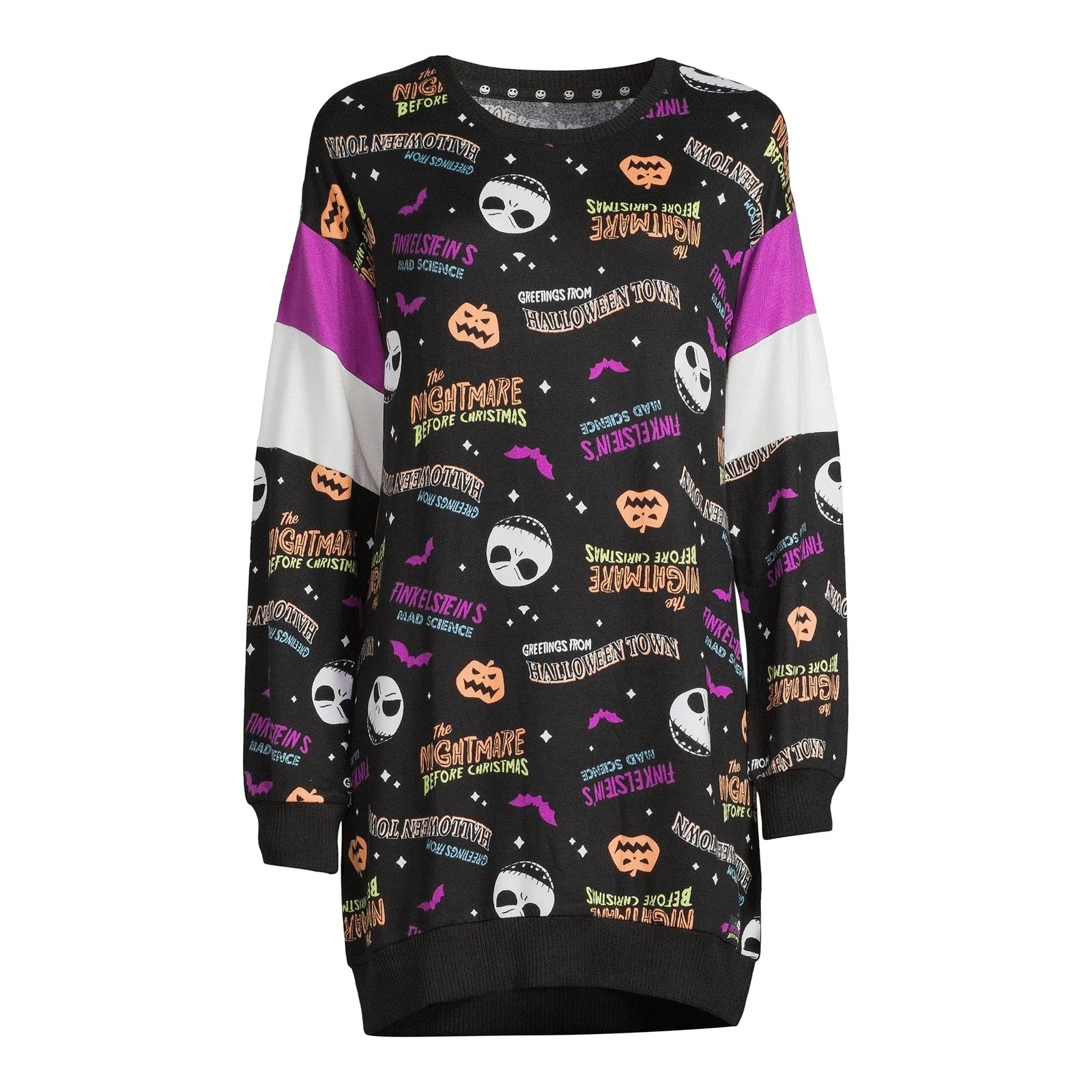 Disney Nightmare Before Christmas Women Sleep Shirt Pajama Sock Set M XL 2X PLUS