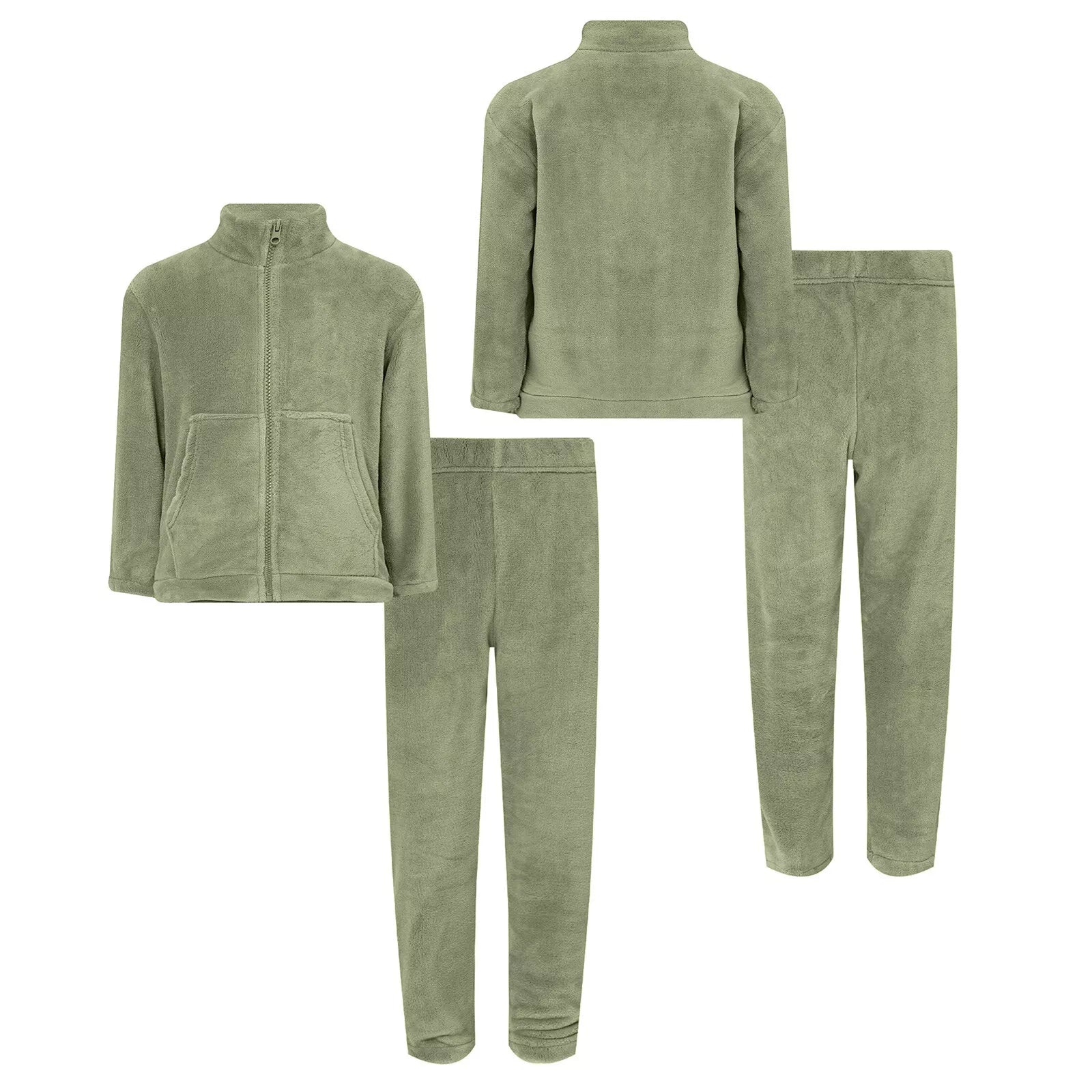 Kids Nightwear Teenagers Housewear Clothing Set Pyjama Set Matching Warm-