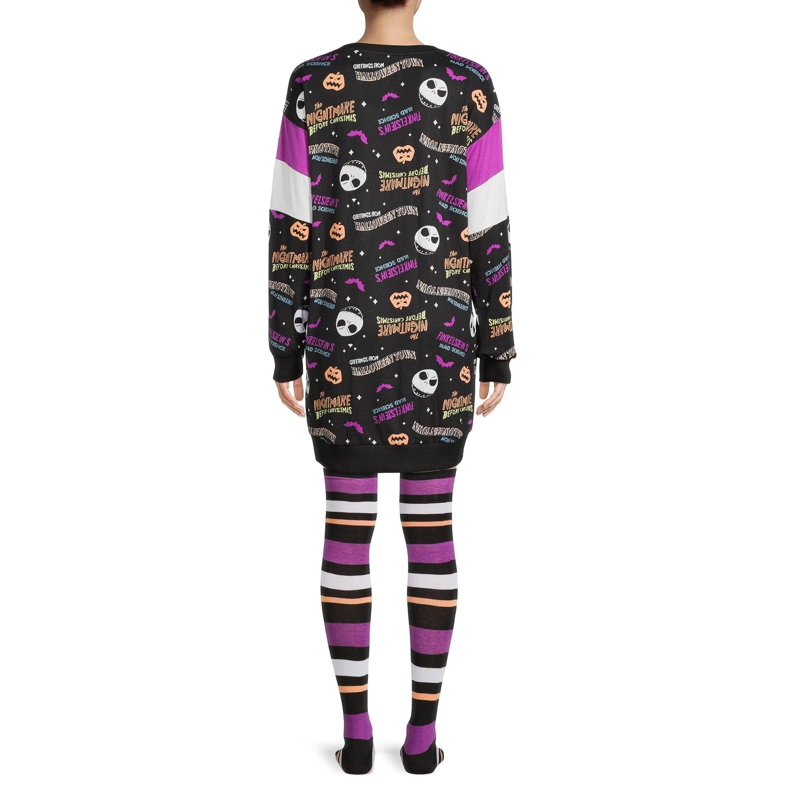 Disney Nightmare Before Christmas Women Sleep Shirt Pajama Sock Set M XL 2X PLUS