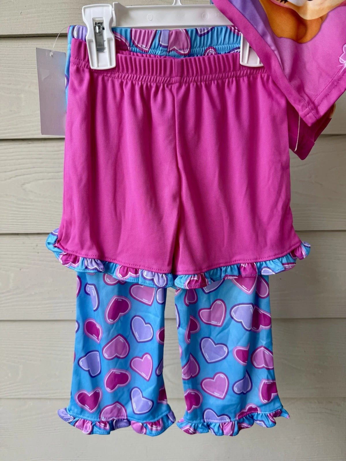 Nickelodeon Paw Patrol Girls 3-Piece Pajama Shorts&Pants Set, 2T, NWT