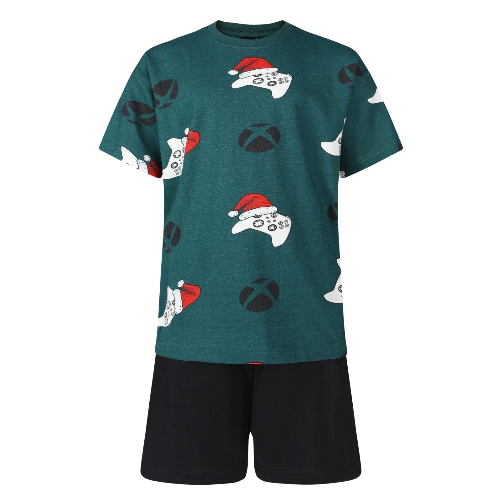 Boys Xbox Christmas Short Pyjama Set 9 to 16 Years Xmas PJ Set Night Wear