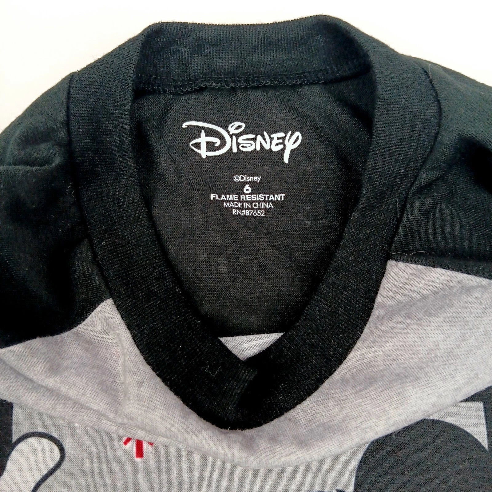 Disney Minnie and Mickey Mouse 2-Piece Christmas Pajama Set - Size 6 - AE6