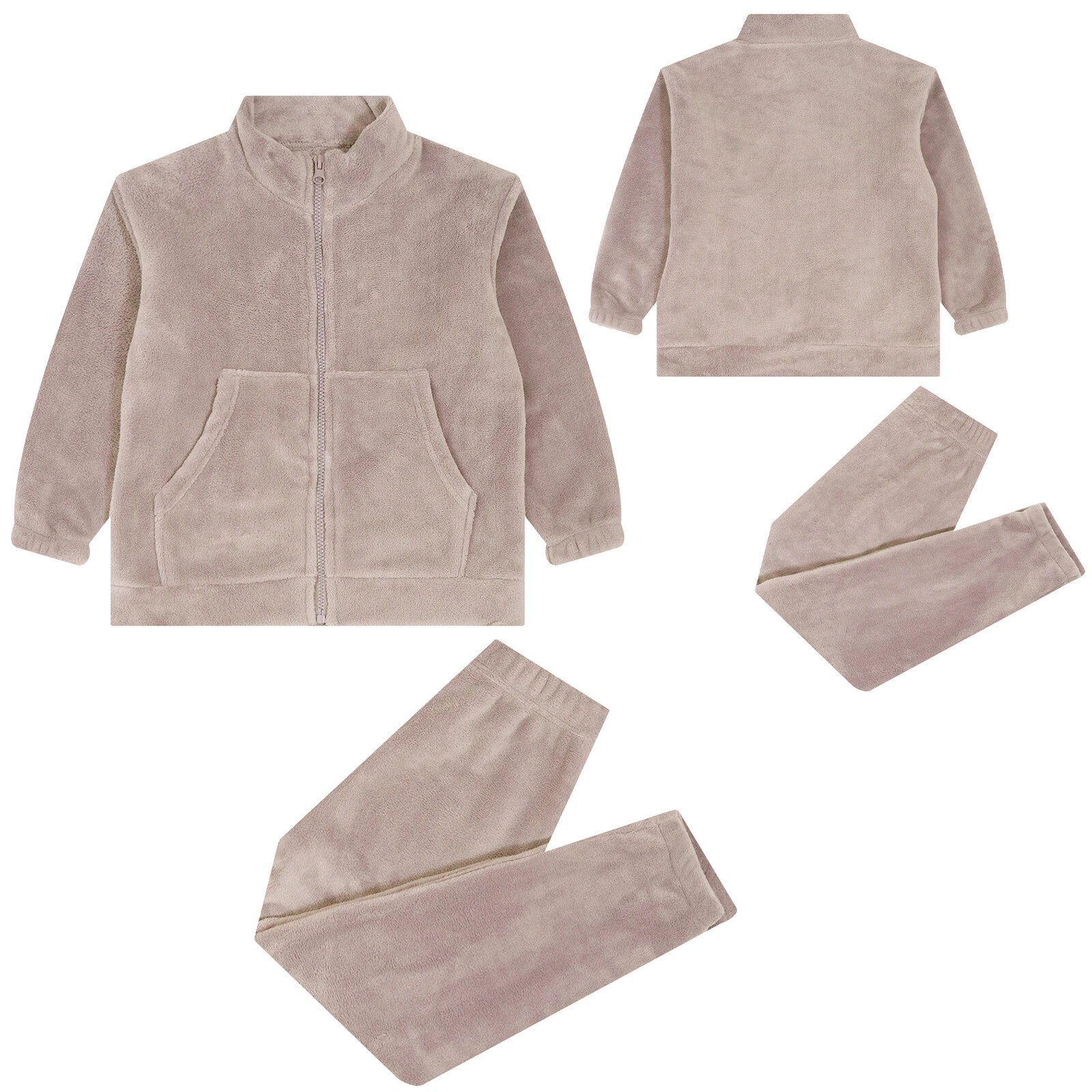 Kids Nightwear Teenagers Housewear Clothing Set Pyjama Set Matching Warm-