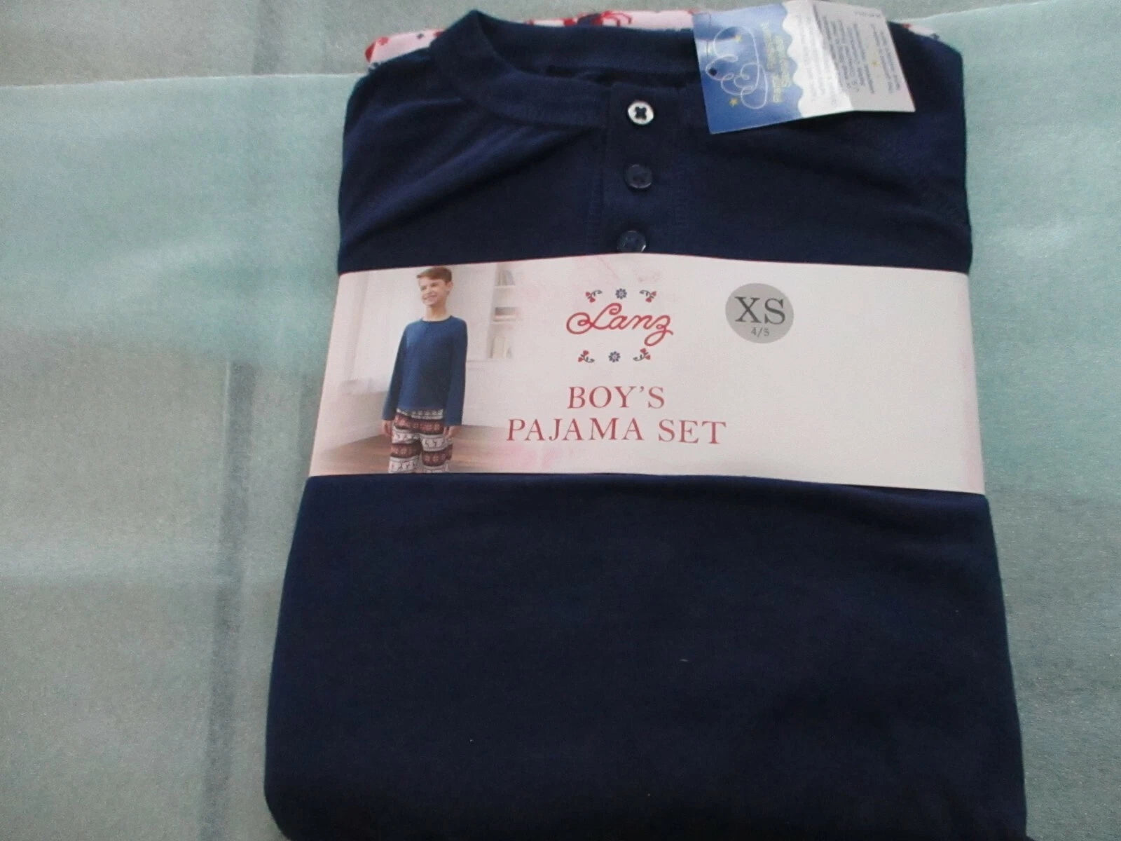 Lang BOY"S PAJAMA SET IVRYMULT Color Christmas Pajama Set - NEW