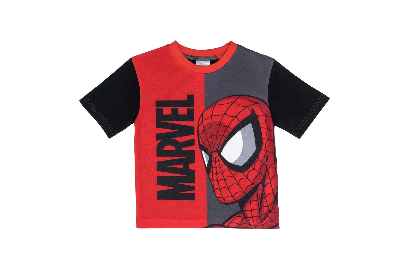 Marvel Spider-Man Pyjamas Boys Pjs Nightwear Shorts Short Sleeve Top Kids Red