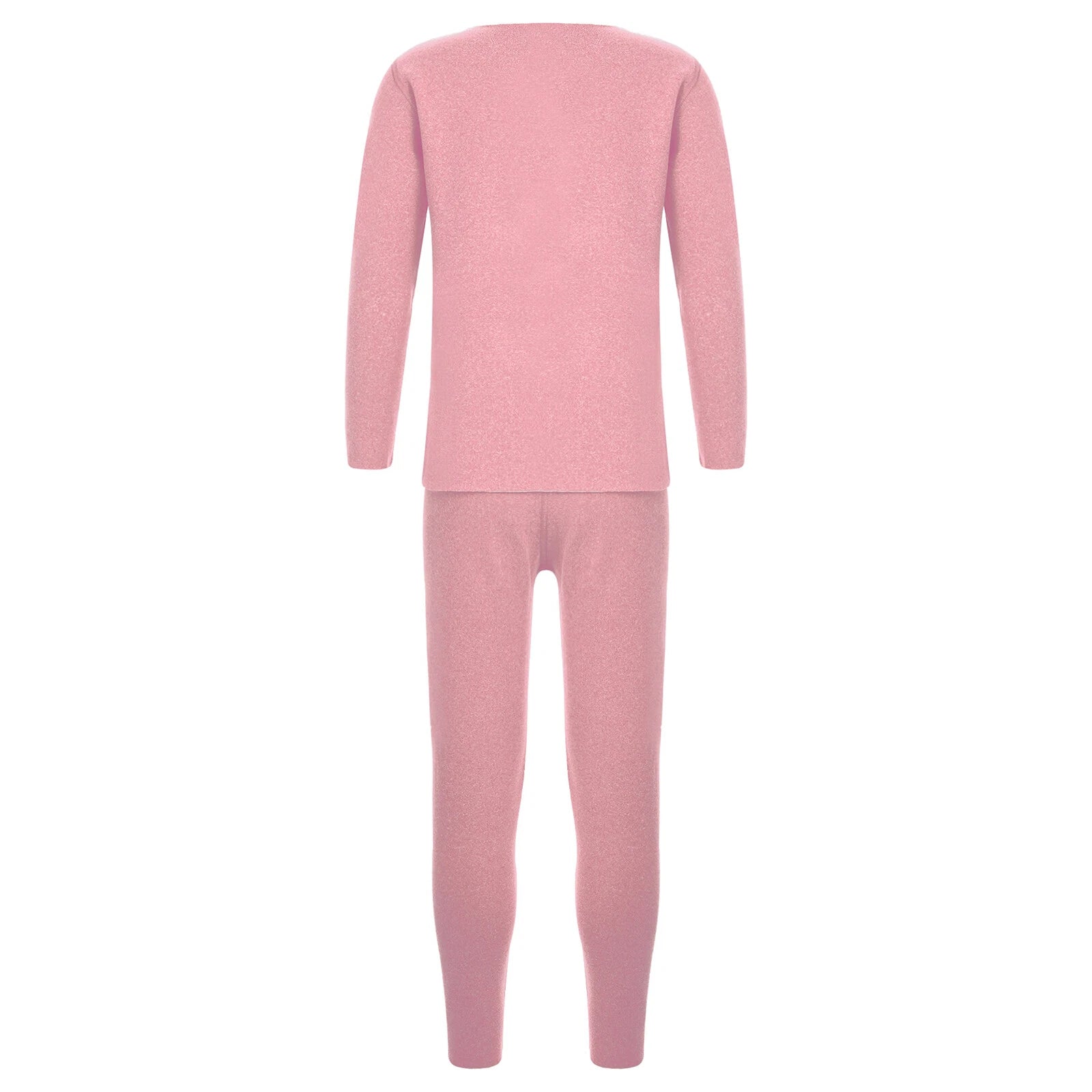 Kids Boys Girls Top With Trousers Cold Weather Loungewear Warm Homewear Pyjama