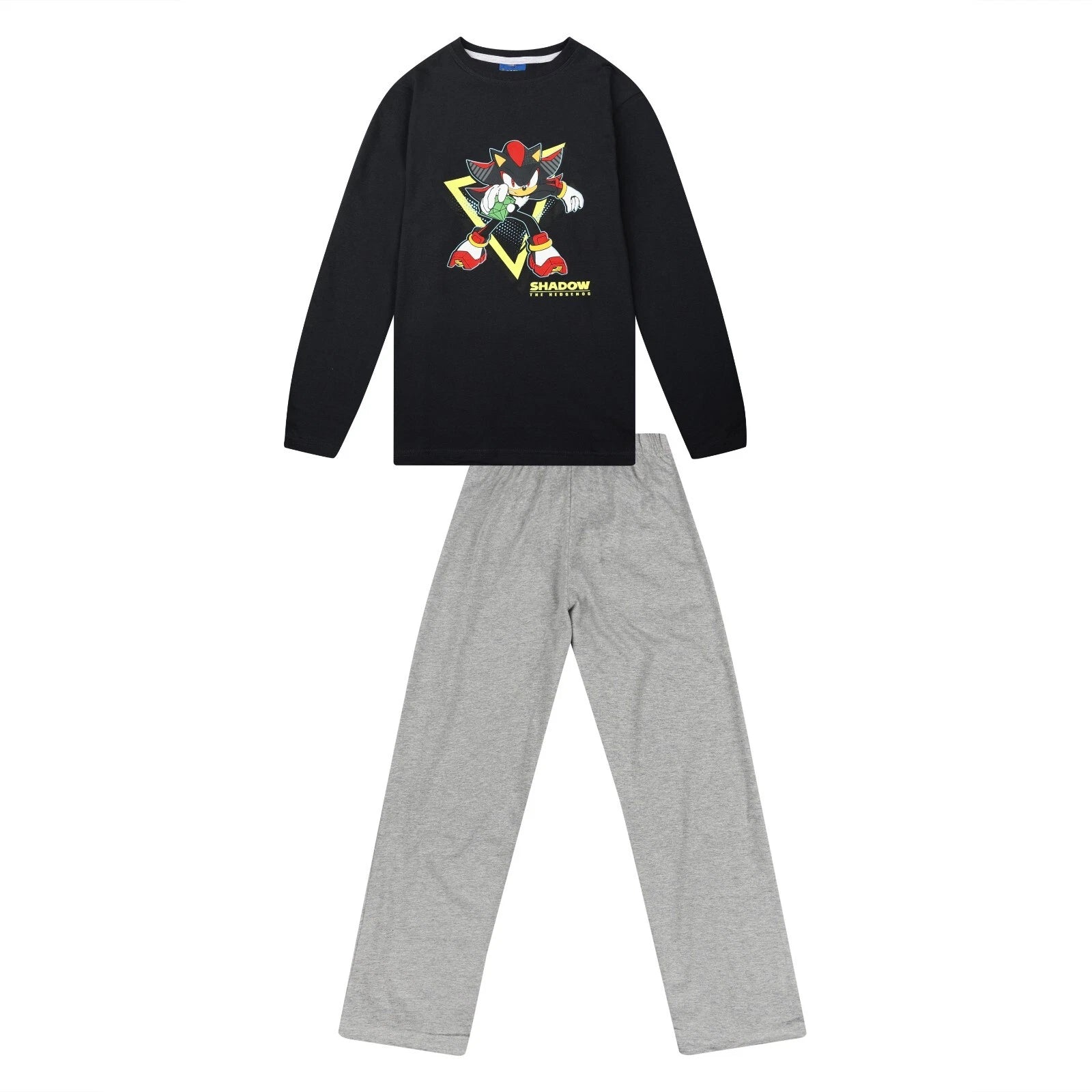 Boys Sonic Pyjamas Long Sleeve PJ Sets 6 to 15 Years Cartoon Game Night Wear