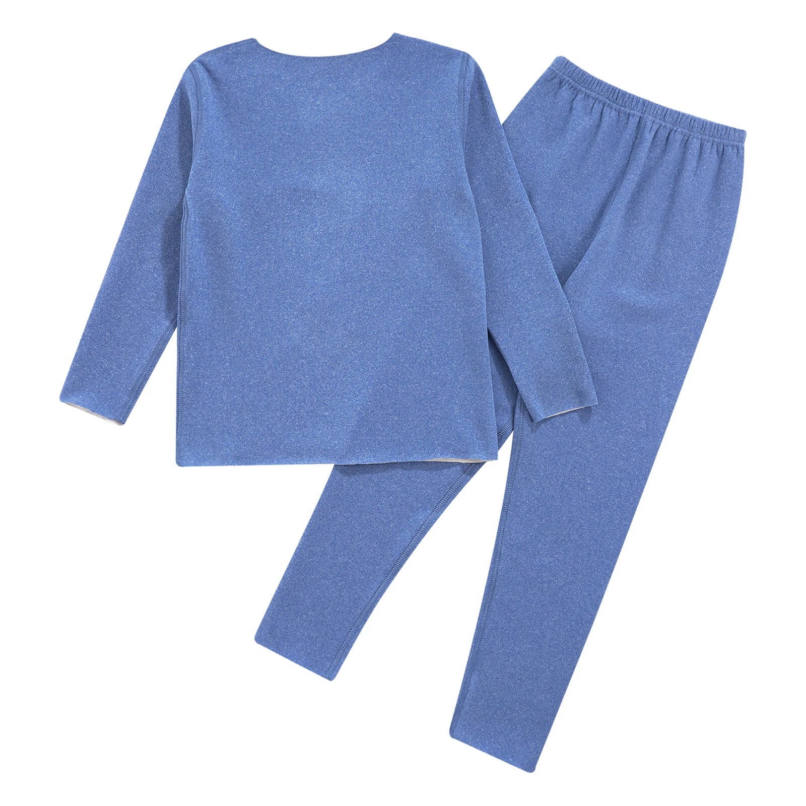 Kids Boys Girls Shirt And Pants Set Pyjama Top With Trousers Long Sleeve Warm