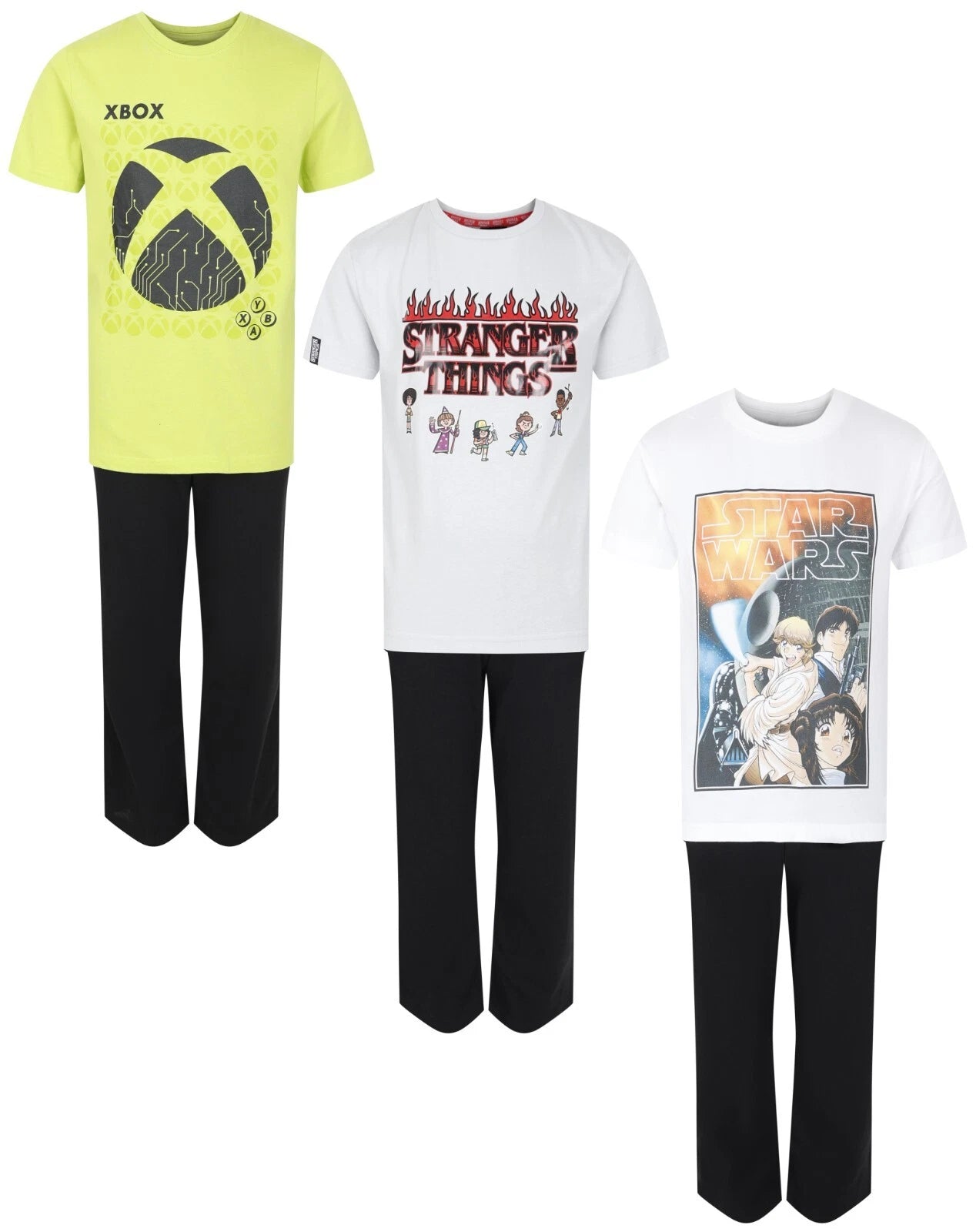 Boys Pyjamas Cartoon Character Games PJ Sets Night Sleep Wear 5 to 15 Years New