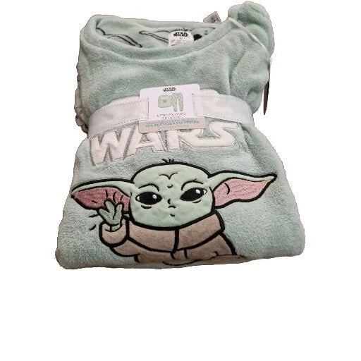 BN Ladies Fleece CosyPyjamas DISNEY STAR WARS BABY YODA Women Winter PJs Primark