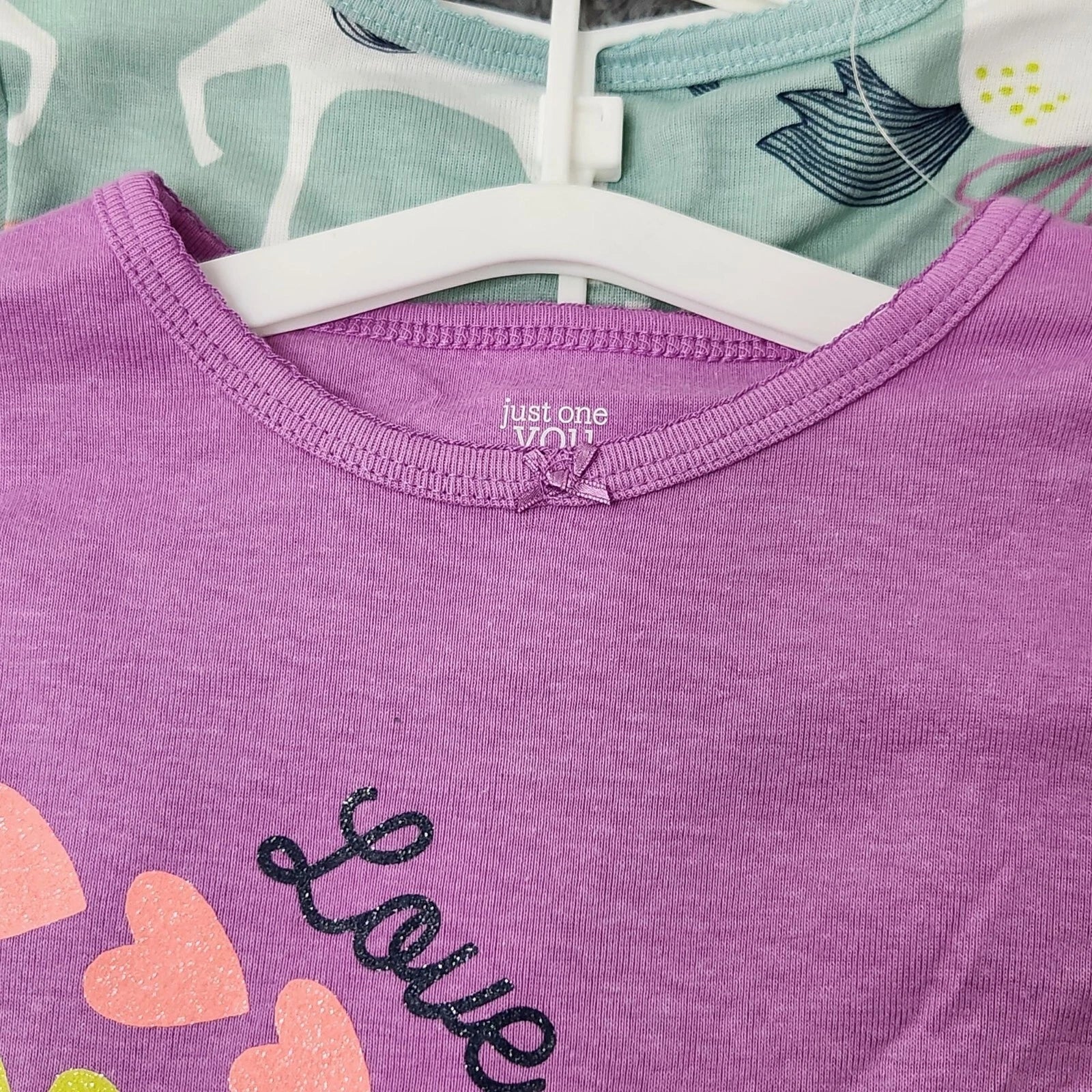 Just One You Girls 3T Unicorn Pajama Set 4-Piece Made By Carters Cotton