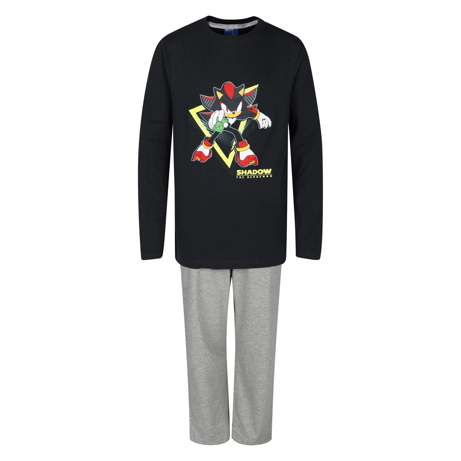 Boys Sonic Pyjamas Long Sleeve PJ Sets 6 to 15 Years Cartoon Game Night Wear