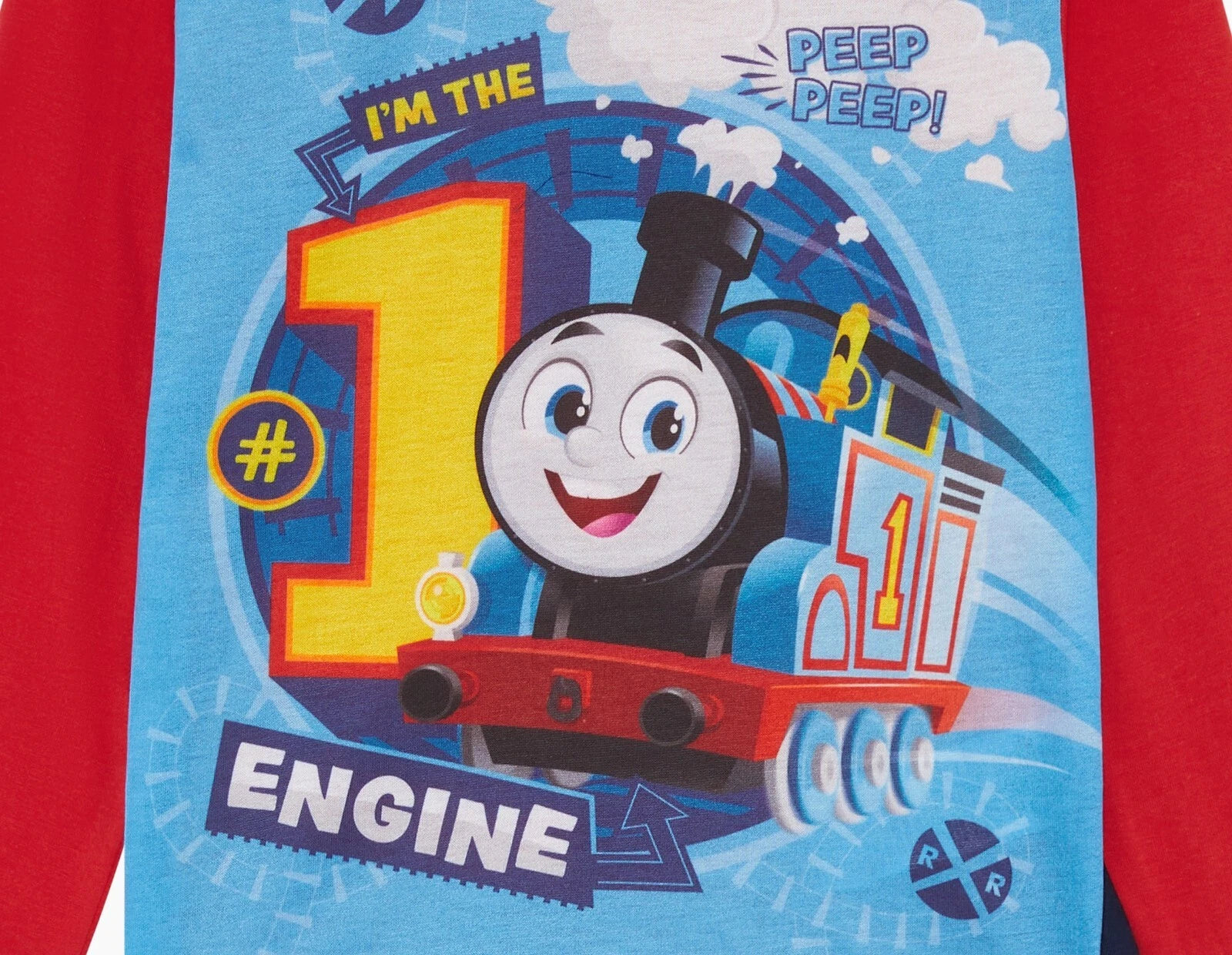 Boys Pyjamas Thomas & Friends Train 18 Months -5 Years  Long Sleeve Trouser Blue