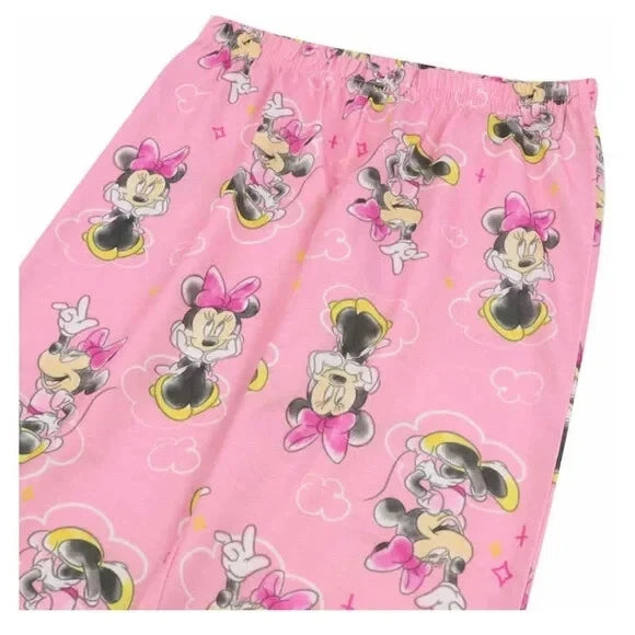 AME Kids'  Disney Junior Minnie Mouse Character 3-piece Pajama Set, Pink, 3T