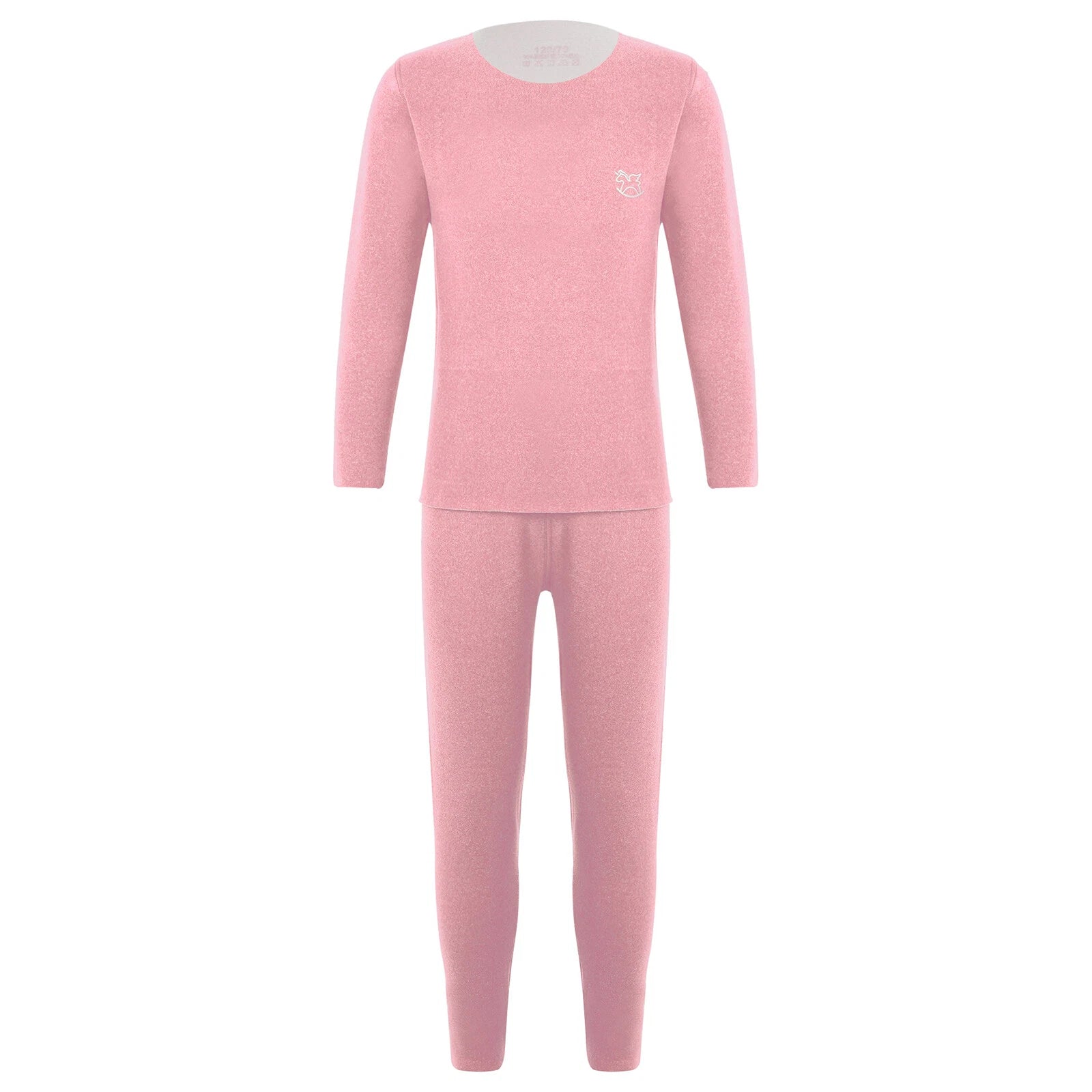 Kids Boys Girls Shirt And Pants Set Pyjama Top With Trousers Long Sleeve Warm