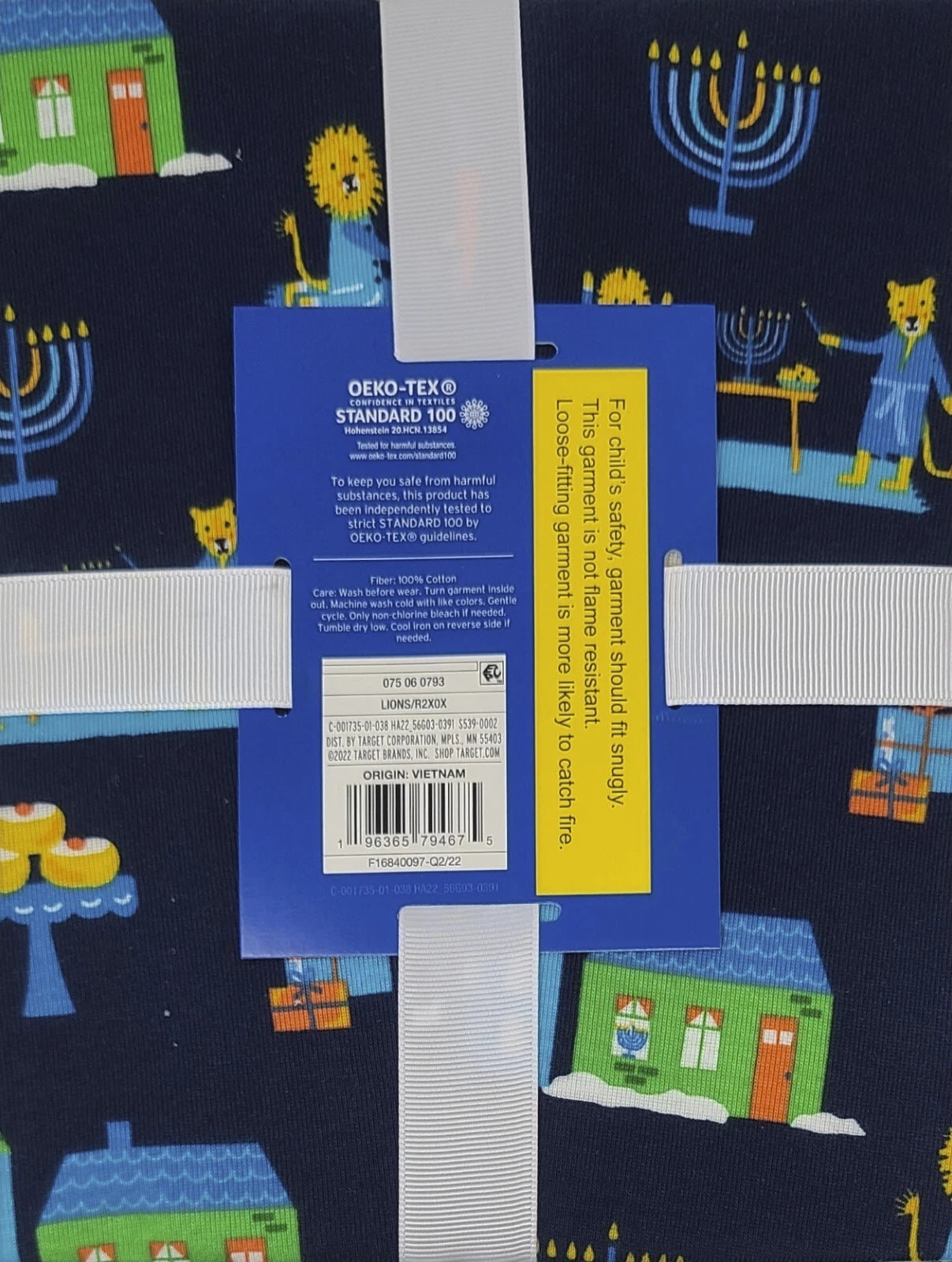 Hannukah Pajama Set - Pajamas for Kids - Size 5 (675)