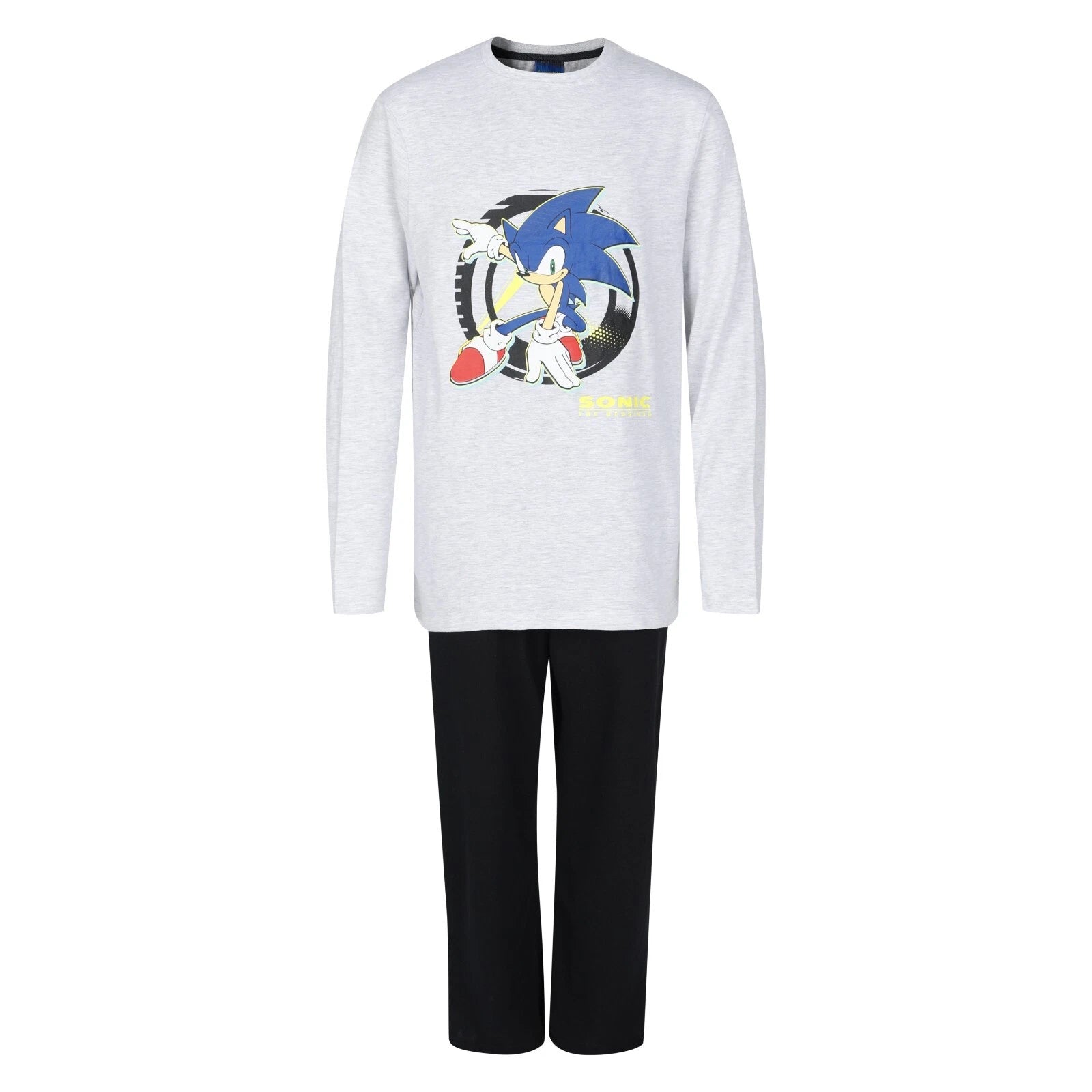 Boys Sonic Pyjamas Long Sleeve PJ Sets 6 to 15 Years Cartoon Game Night Wear