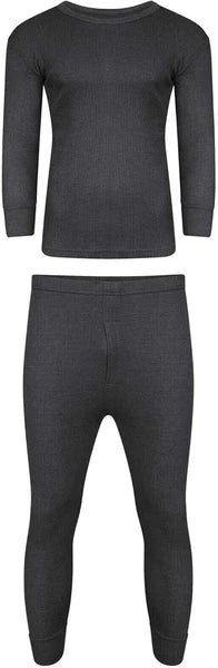 Kid Thermal Long John Set Boy Girl Top Bottom Underwear Baselayer Long Sleeve Pj