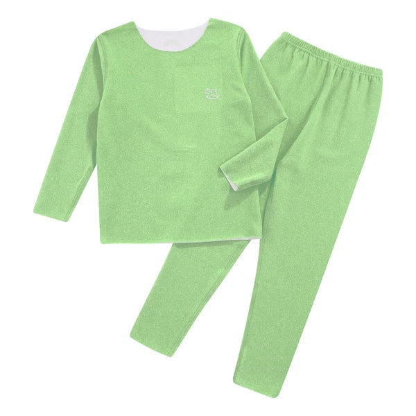 Kids Boys Girls Shirt And Pants Set Pyjama Top With Trousers Long Sleeve Warm