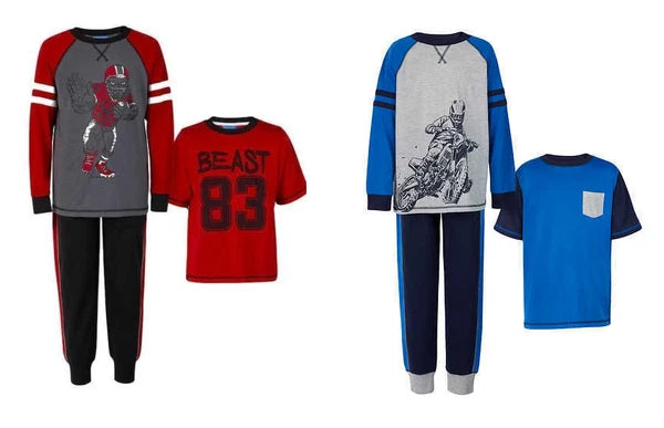 Saint Eve Comfortable Youth 3 Piece Pajama Set