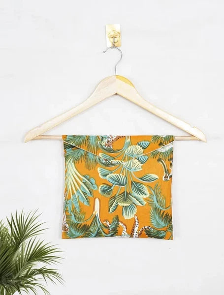 Indian Cotton Yellow Tree PJ Set Bridesmaid Pajama Set Women Nightwear Suits US