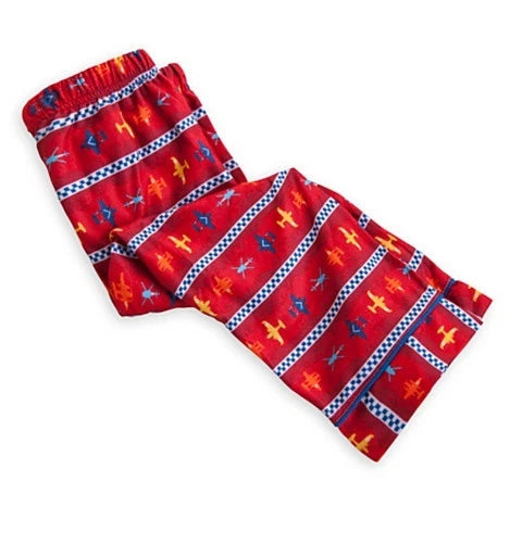 Disney Store Authentic Planes Fire & Rescue Pajama Set Boys Size 3 Toddler PJs