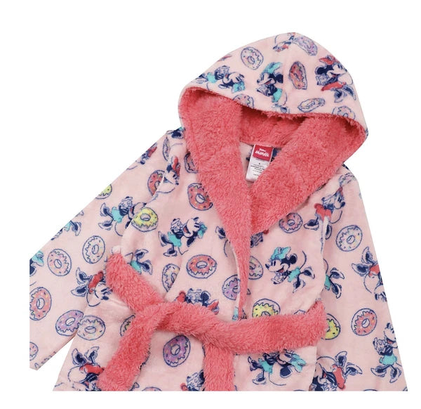 Centric Brands Kids Fleece Hooded Robe with Coordinating 2-Piece Character Pa...