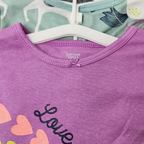 Just One You Girls 3T Unicorn Pajama Set 4-Piece Made By Carters Cotton