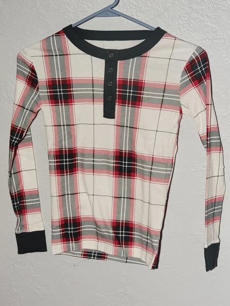 Kids' Holiday Plaid 2pc Pajama Set Green Red - Hearth & Hand With Magnolia 10