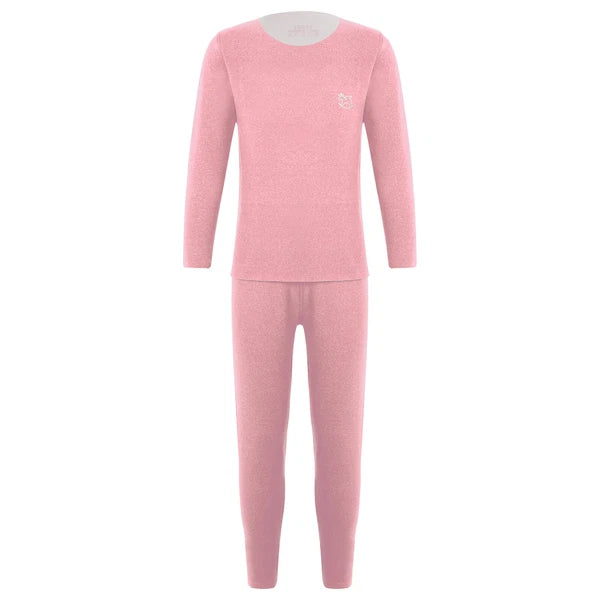 Kids Boys Girls Shirt And Pants Set Pyjama Top With Trousers Long Sleeve Warm