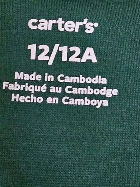 Carters pj set long sleeve size 12 /12A Christmas themed new