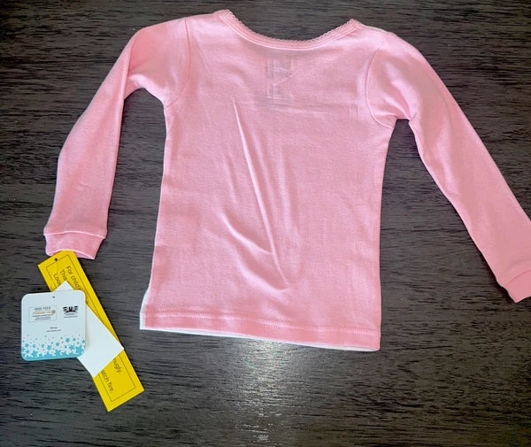 Disney Infant Girls Pink Minnie Mouse Always Dreaming Long Sleeve Pajama Set 24M