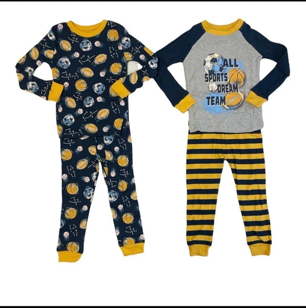 Member’s Mark Boy’s 4-Piece Pajamas Set Size 5T