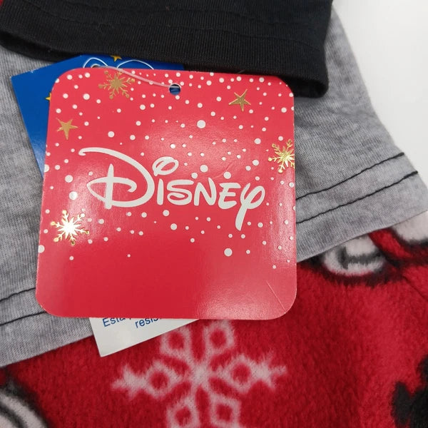 Disney Minnie and Mickey Mouse 2-Piece Christmas Pajama Set - Size 6 - AE6
