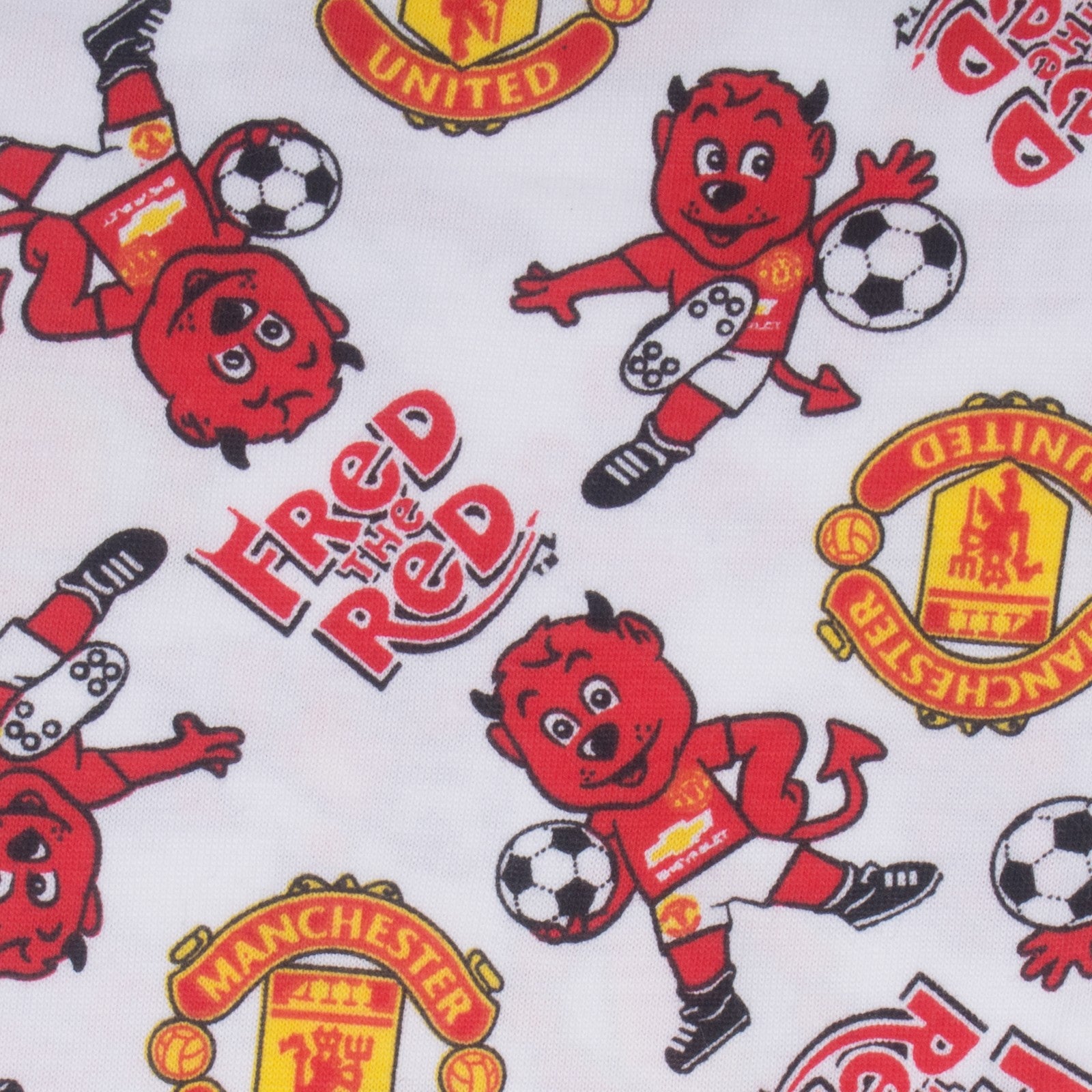 Manchester United Baby Pyjamas Long Boys Kids Official Football Gift