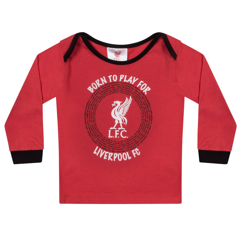 Liverpool FC Baby Pyjamas Long Boys Kids Official Football Gift