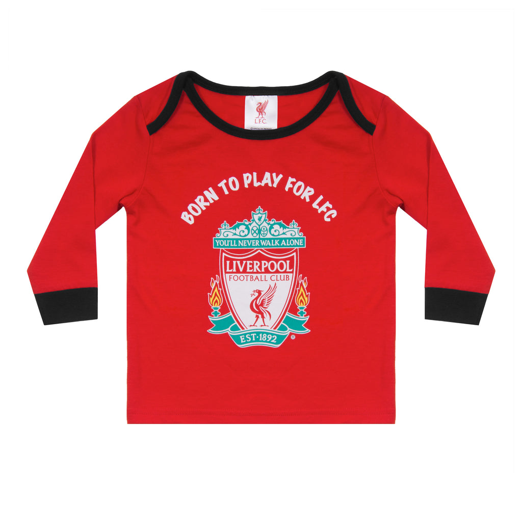 Liverpool FC Baby Pyjamas Long Boys Kids Official Football Gift