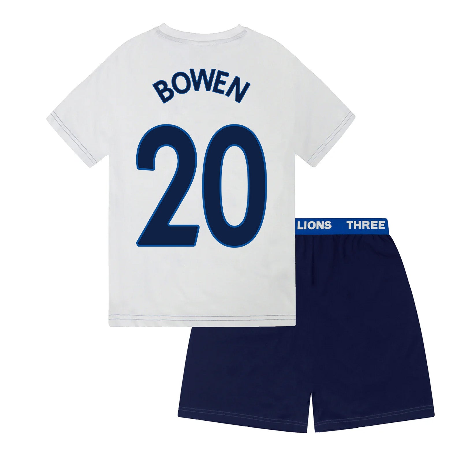 England Boys Pyjamas Short Three Lions Kids OFFICIAL Football Gift