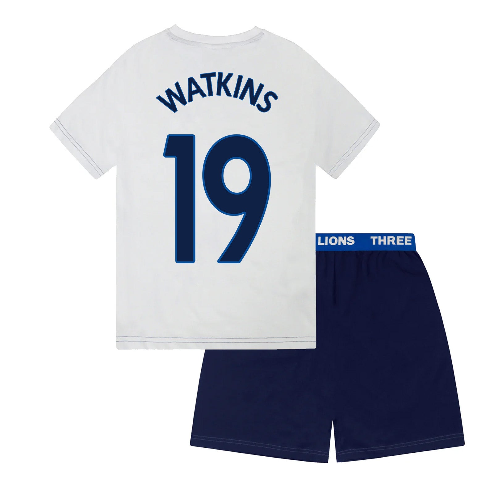 England Boys Pyjamas Short Three Lions Kids OFFICIAL Football Gift