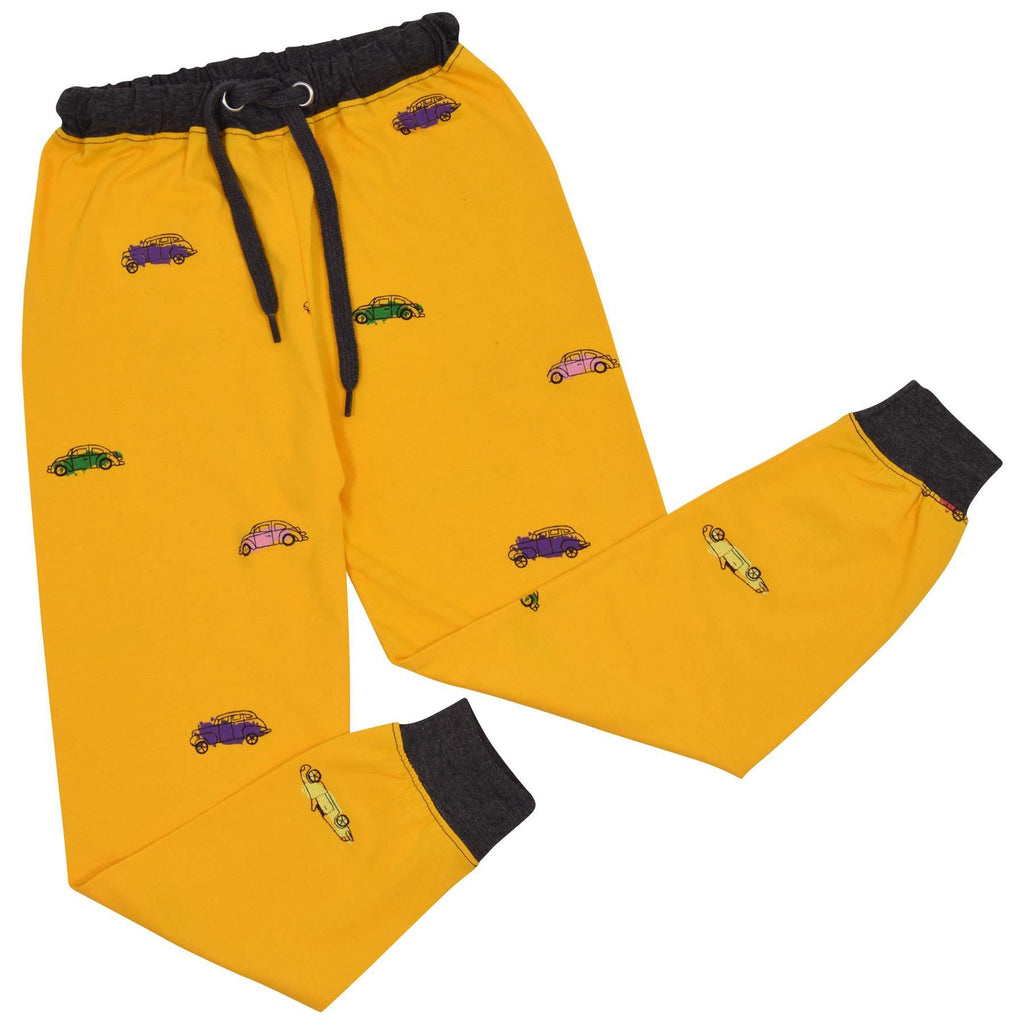 Kids Unisex Girls Boys Cars Print Pyjamas Children PJs 2 Piece Sleepwear Set